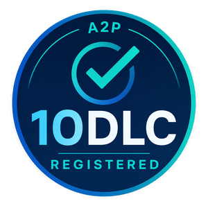 A2P 10DLC Registered — this number is registered for compliant business text messaging